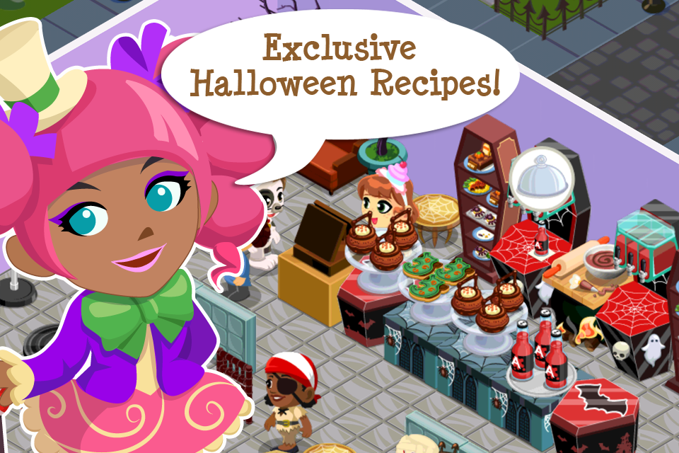 Bakery Story Halloween Games Simulation Entertainment Adventure free